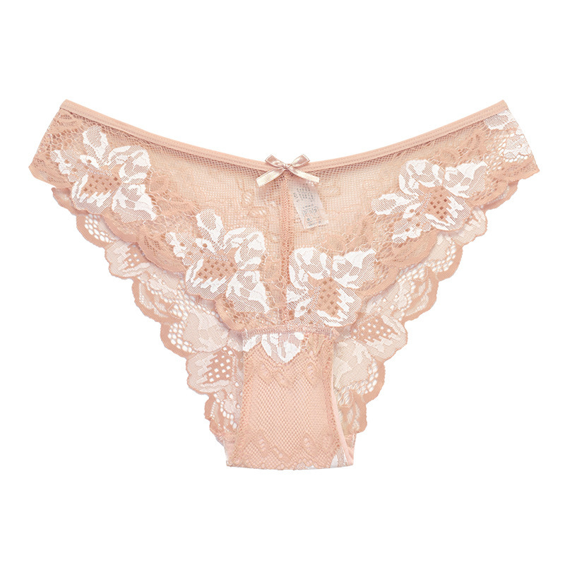 Cross Sheer Low Waist Lace Foreign Trade Underwear Women's Comfortable Breathable Hollow Hip Lifting - Image 8