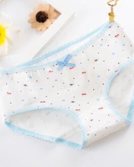 Mid-Waist Briefs Cotton Women’s Panties