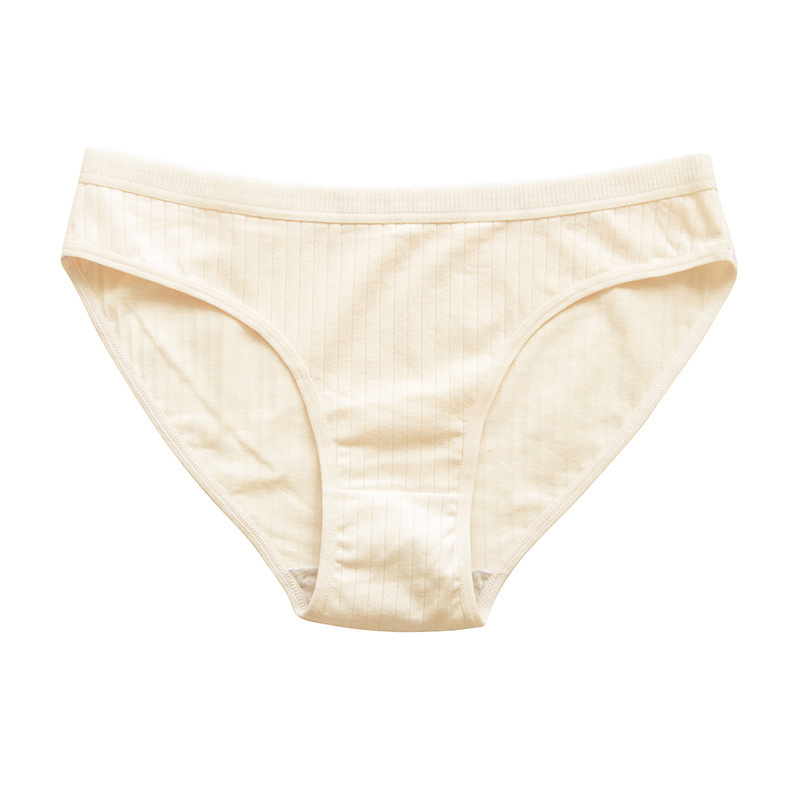 Underwear Pure Cotton Girl Plus Size Mid Mid-waist Solid Color - Image 7