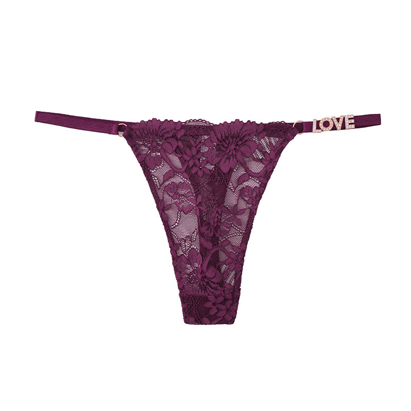 Sexy Lace Mesh Womens Seamless Thong Bottoms - Image 7