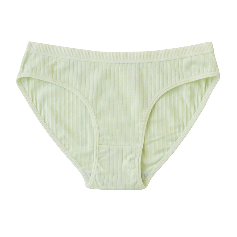 Underwear Pure Cotton Girl Plus Size Mid Mid-waist Solid Color - Image 4