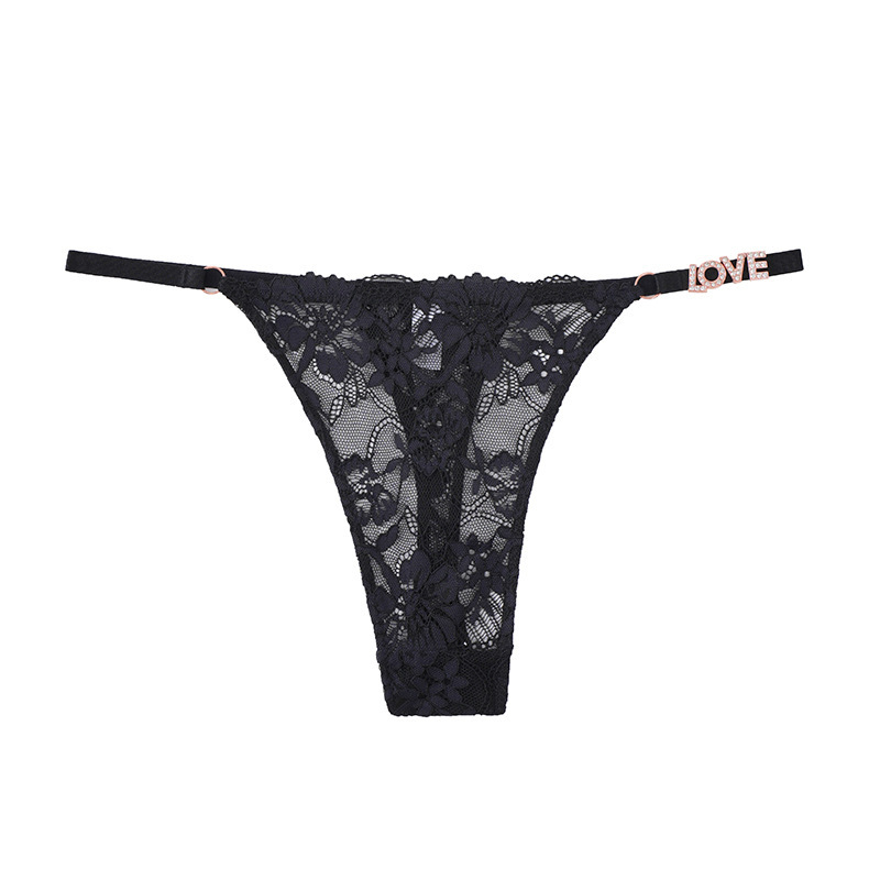 Sexy Lace Mesh Womens Seamless Thong Bottoms - Image 9