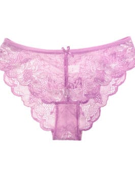 Cross Sheer Low Waist Lace Foreign Trade Underwear Women’s Comfortable Breathable Hollow Hip Lifting