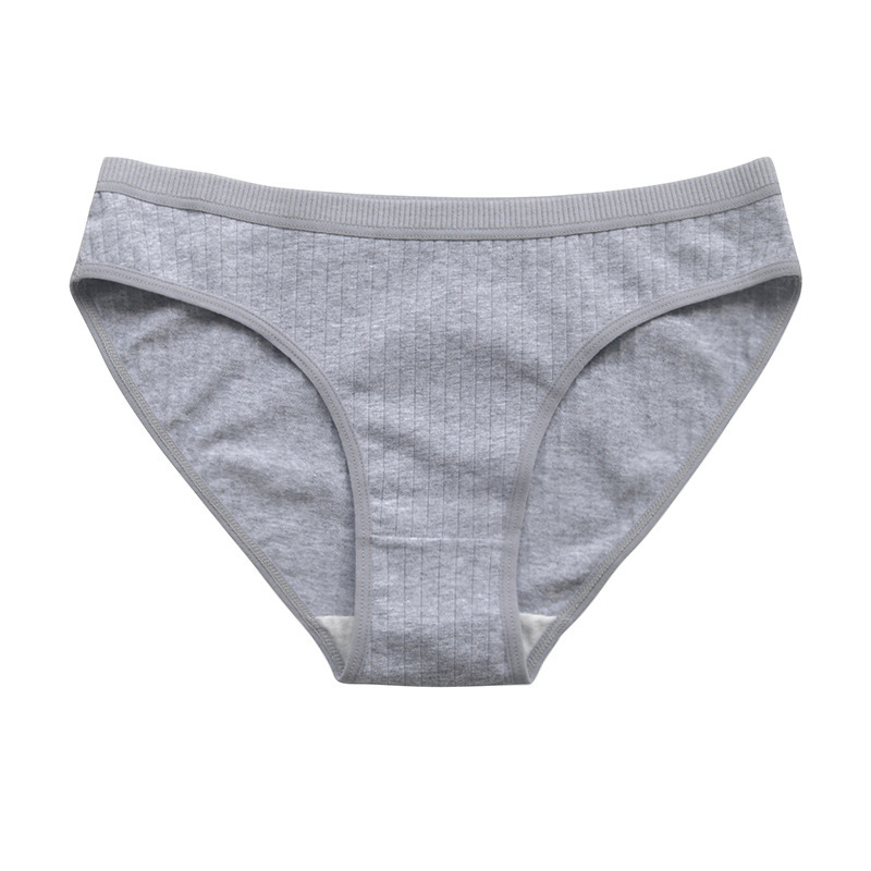 Underwear Pure Cotton Girl Plus Size Mid Mid-waist Solid Color - Image 6