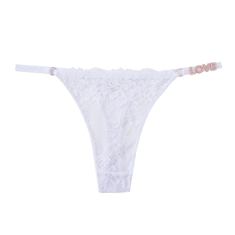 Sexy Lace Mesh Womens Seamless Thong Bottoms - Image 2