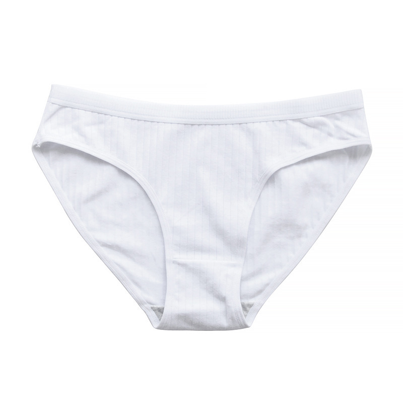Underwear Pure Cotton Girl Plus Size Mid Mid-waist Solid Color - Image 9