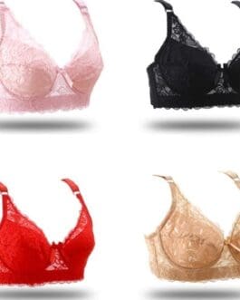 No Steel Ring Full Cup No Sponge Bra Sexy Underwear