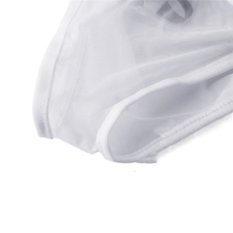 V-Tie Chest Pad Underwear All-In-One Bra - Image 7