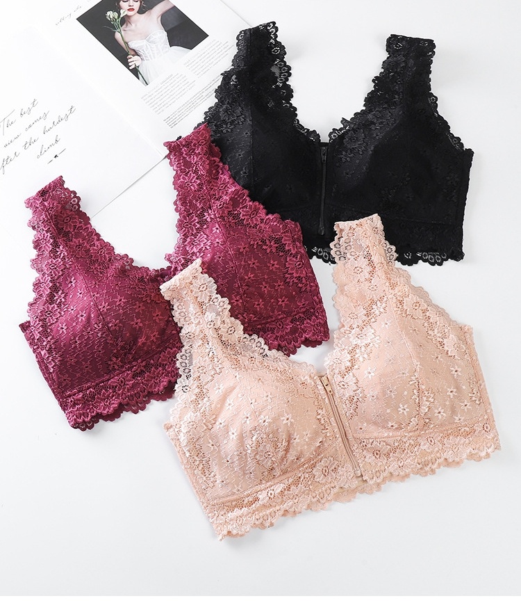 Deep V Front Zipper Beauty Back Underwear - Image 4
