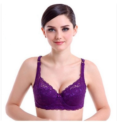 No Steel Ring Full Cup No Sponge Bra Sexy Underwear - Image 3