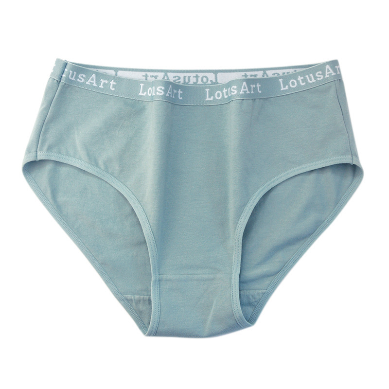 Women's Plus Size Cotton Mid-high Waist Underwear - Image 6