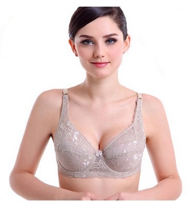 No Steel Ring Full Cup No Sponge Bra Sexy Underwear - Image 4