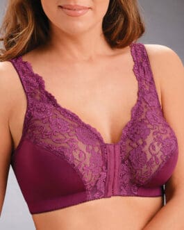 Europe And America Front Button Sports Bra Plus Size Steelless Underwear