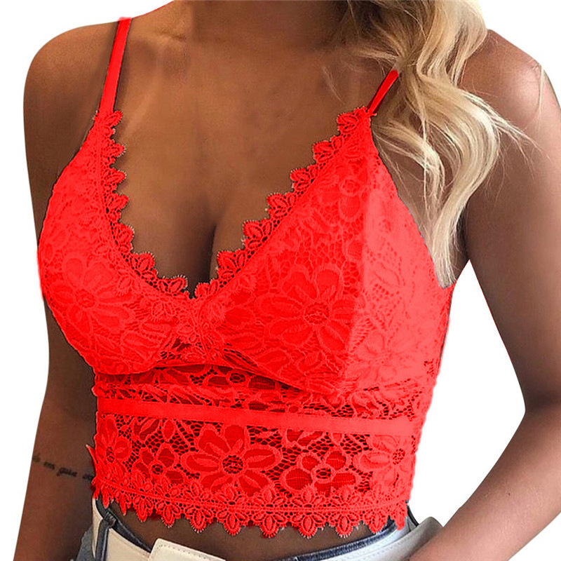 V-Tie Chest Pad Underwear All-In-One Bra - Image 3