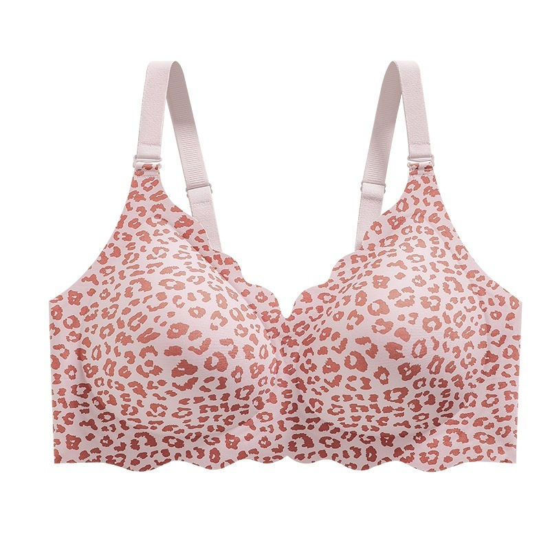 Leopard-print Bra Plus-size Womens Lingerie - Image 3