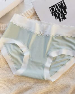 Seamless Women’s Underwear Silk Breathable Crotch