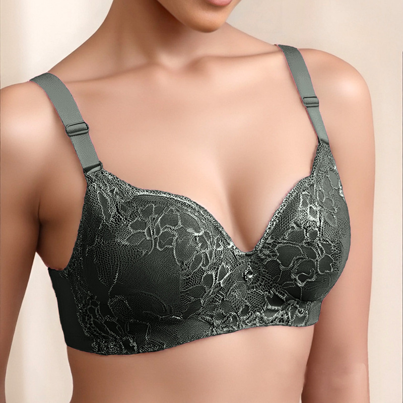 Soft-cup Sexy Lace Womens Lingerie Bra - Image 6