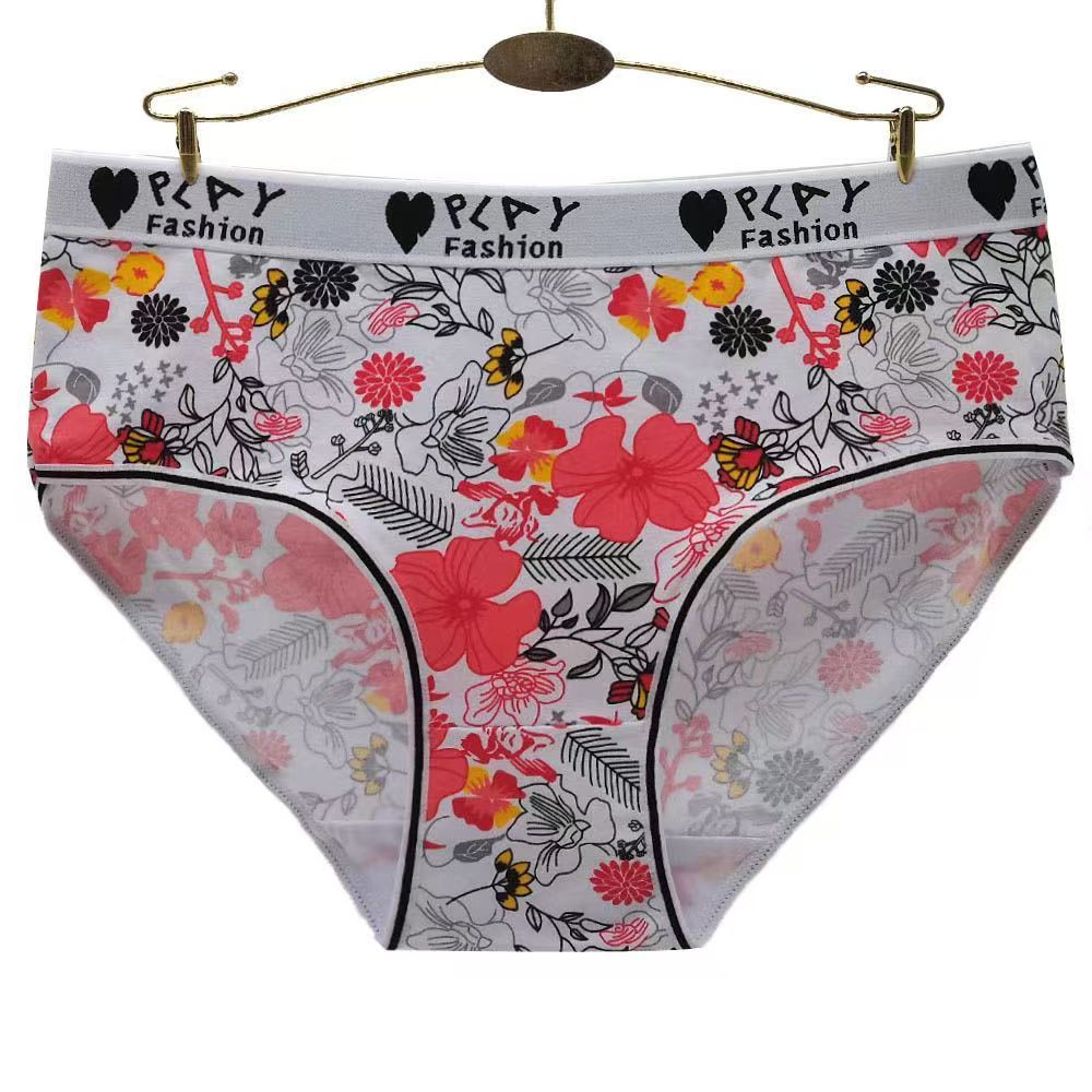 Women's Sexy Cotton Printed Cute Panties - Image 7