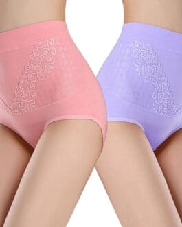 Pure cotton high waist women's panties