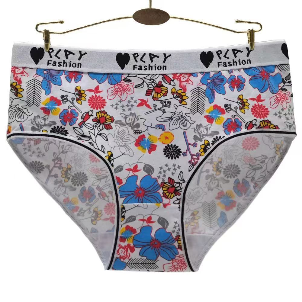 Women's Sexy Cotton Printed Cute Panties - Image 8