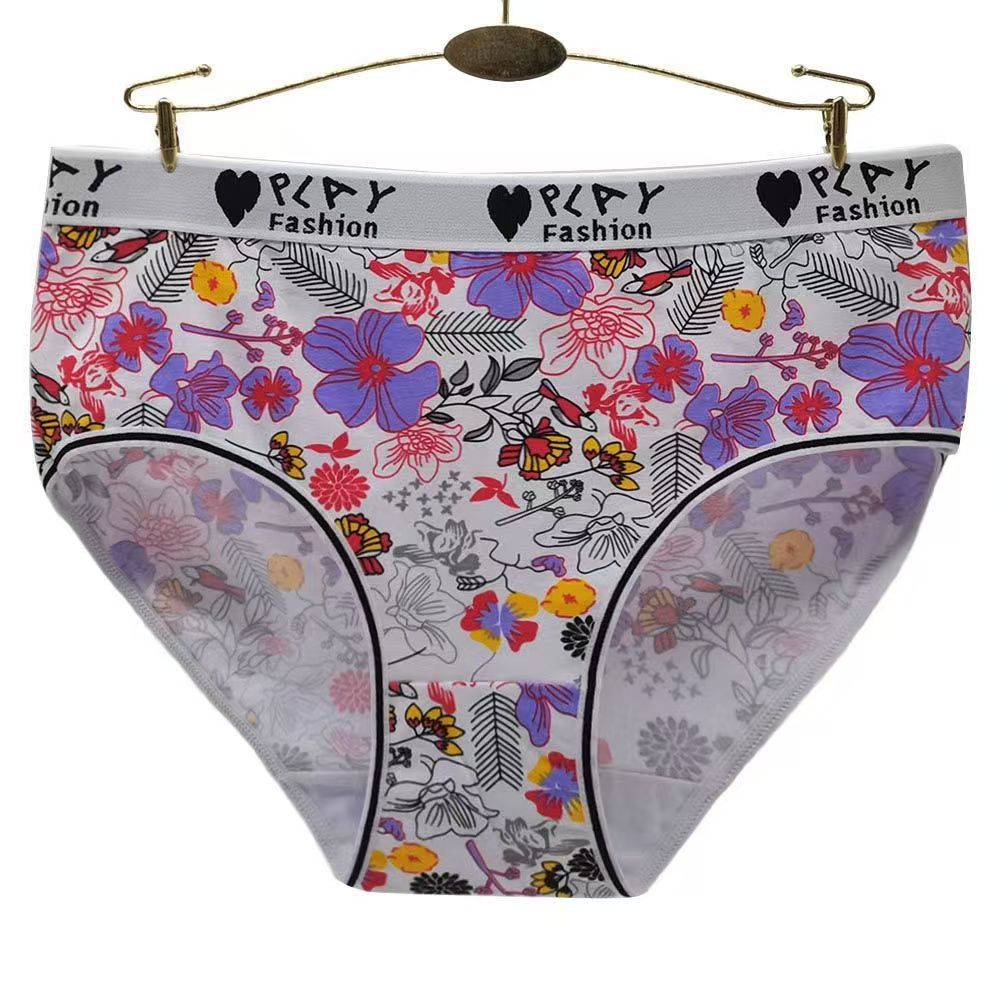 Women's Sexy Cotton Printed Cute Panties - Image 3