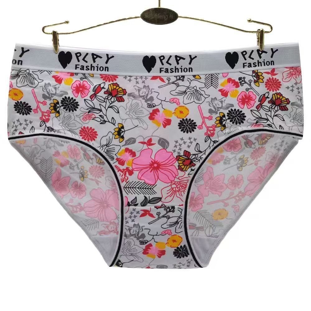 Women's Sexy Cotton Printed Cute Panties - Image 2
