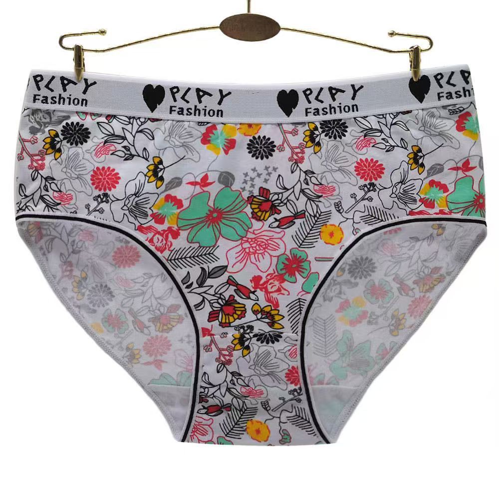 Women's Sexy Cotton Printed Cute Panties - Image 4