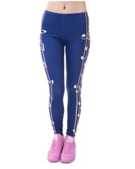 Printed thin pencil feet pants stretch big ladies yoga pants leggings