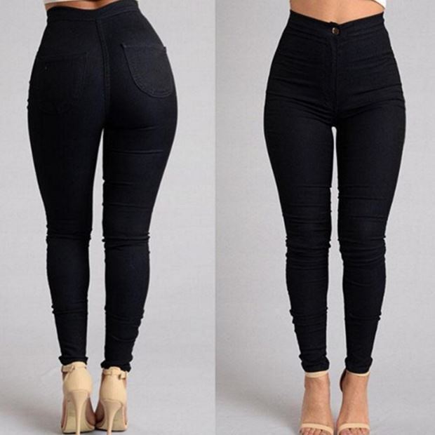 Fashion elastic jeans women leggings ladies - Image 4