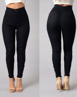 Legging thin waist stretch pencil pants tight candy colored jeans