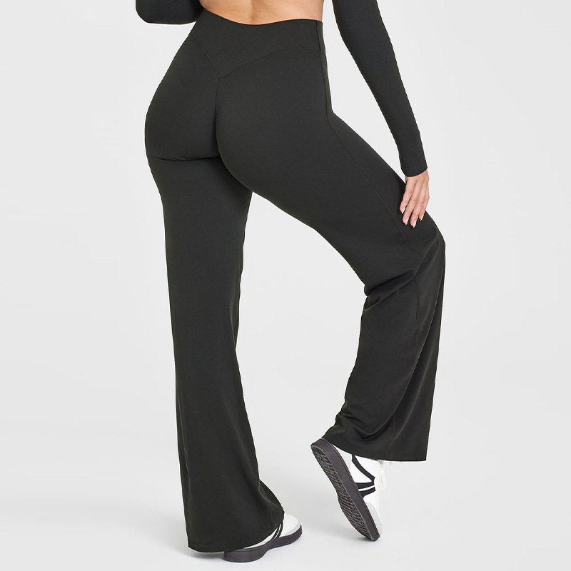 Peach Hip Slimming Yoga Straight-leg Pants - Image 4