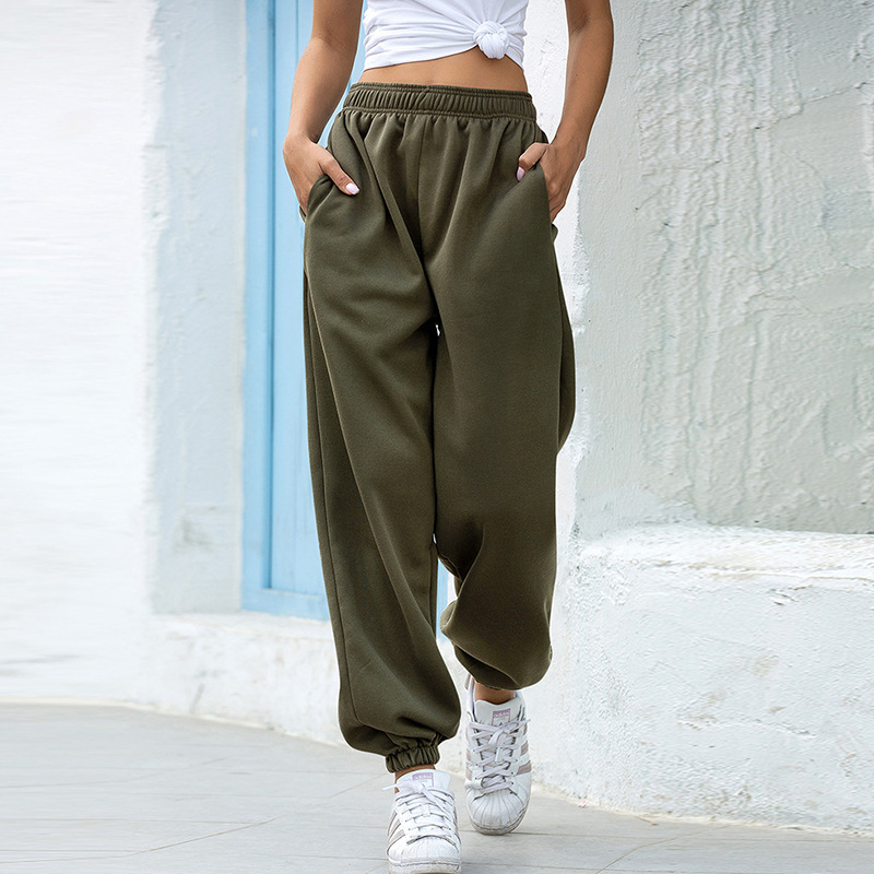 High waist casual track pants - Image 3