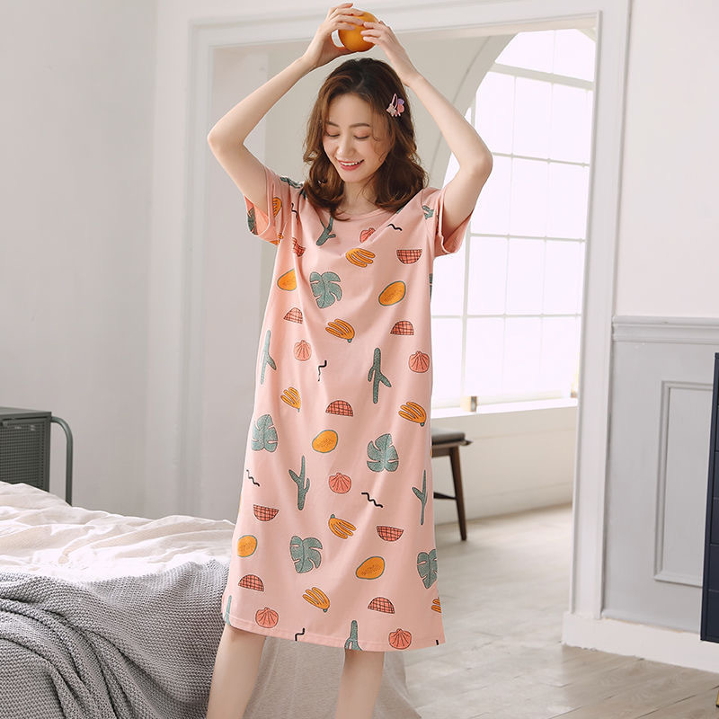 Nightdress Short Sleeve Ladies Summer Homewear Set - Image 8