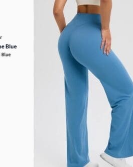 Peach Hip Slimming Yoga Straight-leg Pants