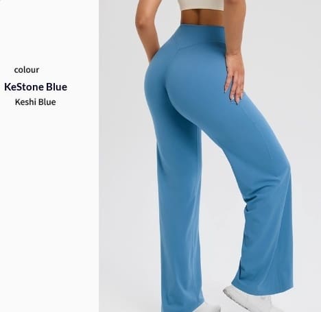 Peach Hip Slimming Yoga Straight-leg Pants - Image 2