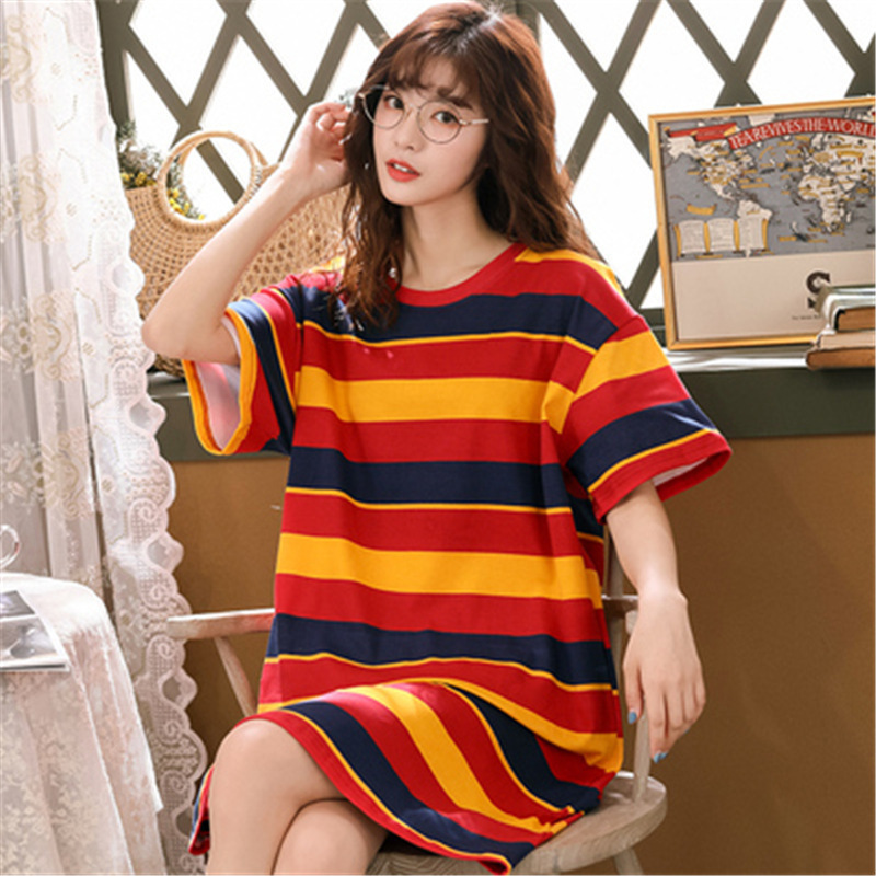 Nightdress Short Sleeve Ladies Summer Homewear Set - Image 4