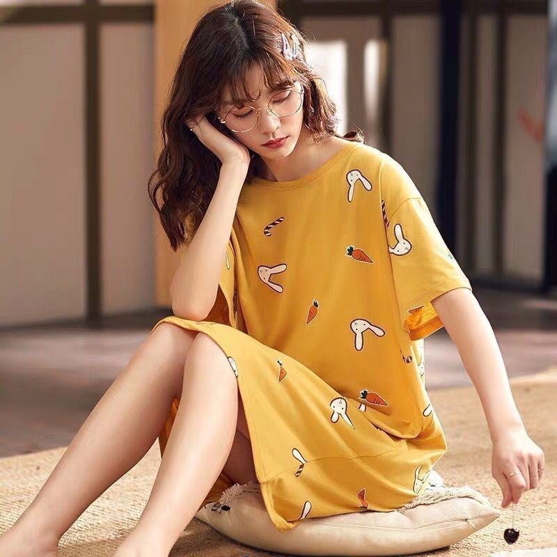 Nightdress Short Sleeve Ladies Summer Homewear Set - Image 2