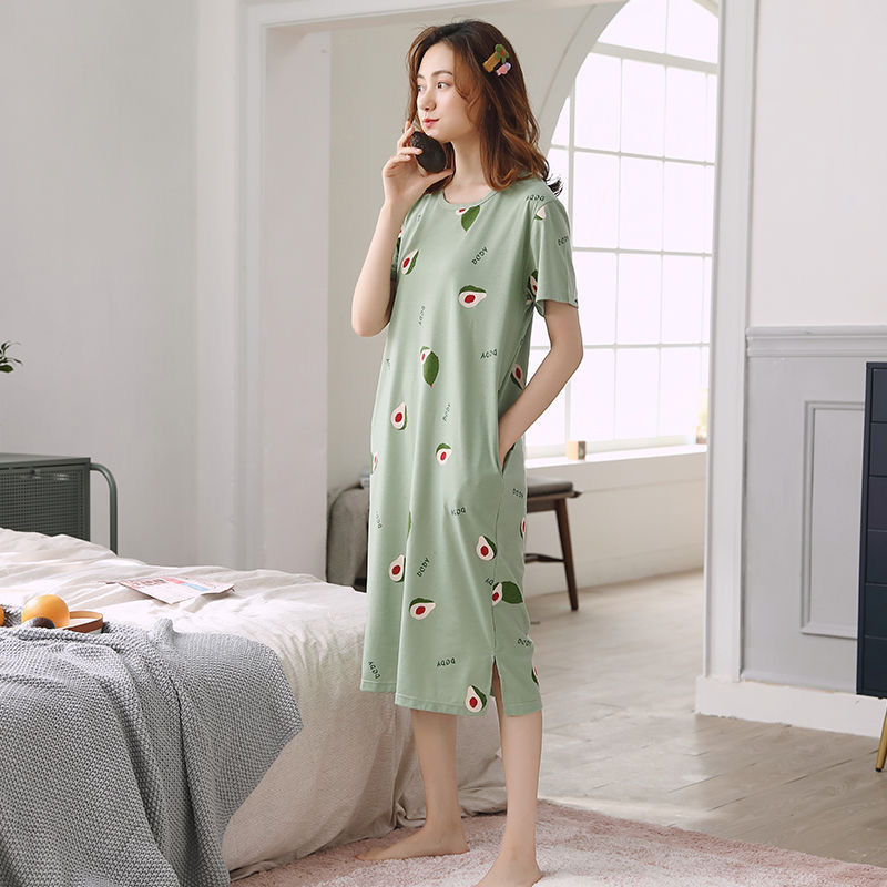 Nightdress Short Sleeve Ladies Summer Homewear Set - Image 3