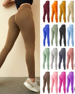 Seamless Leggings Yoga Pants Tummy Control Workout Running Yoga Leggings For Women